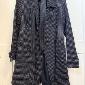 Polka Dot Trench Coat